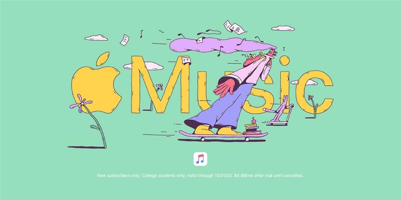 苹果重新带来 Apple Music 6 个月学生免费试用