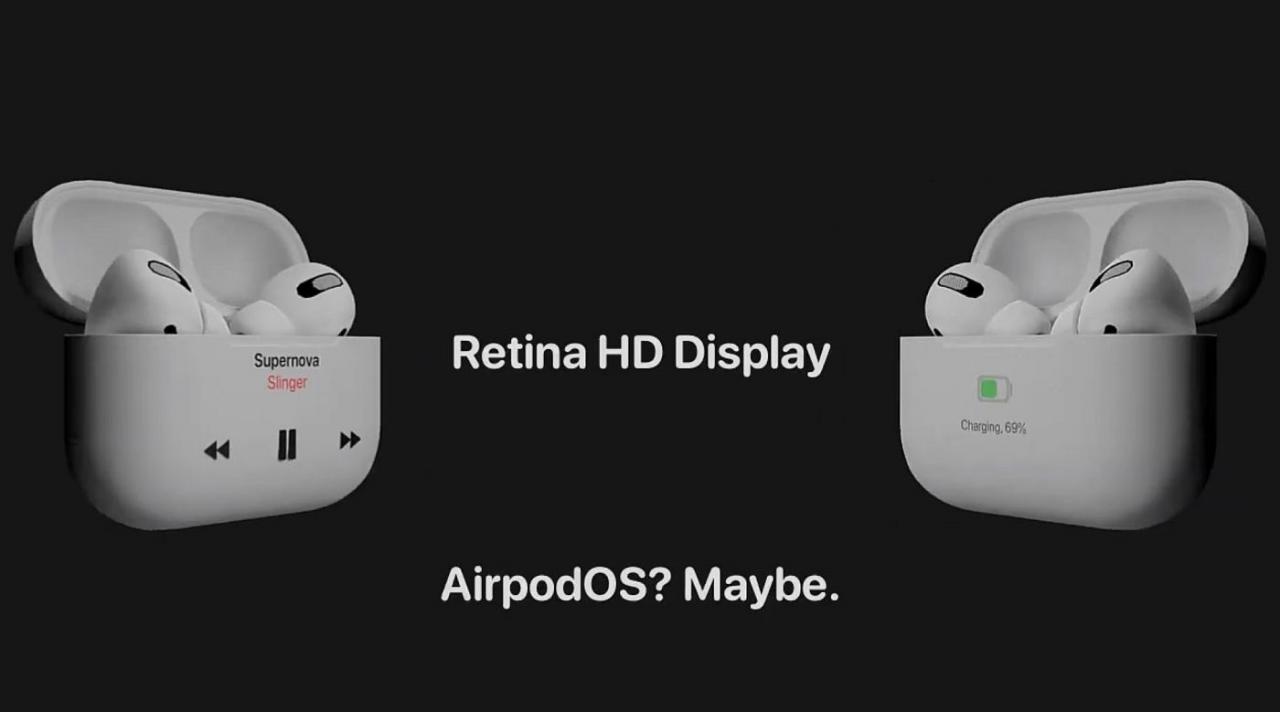 第三方设计师概念设计：AirPods Pro 2 充电盒加入 Retina HD 屏幕