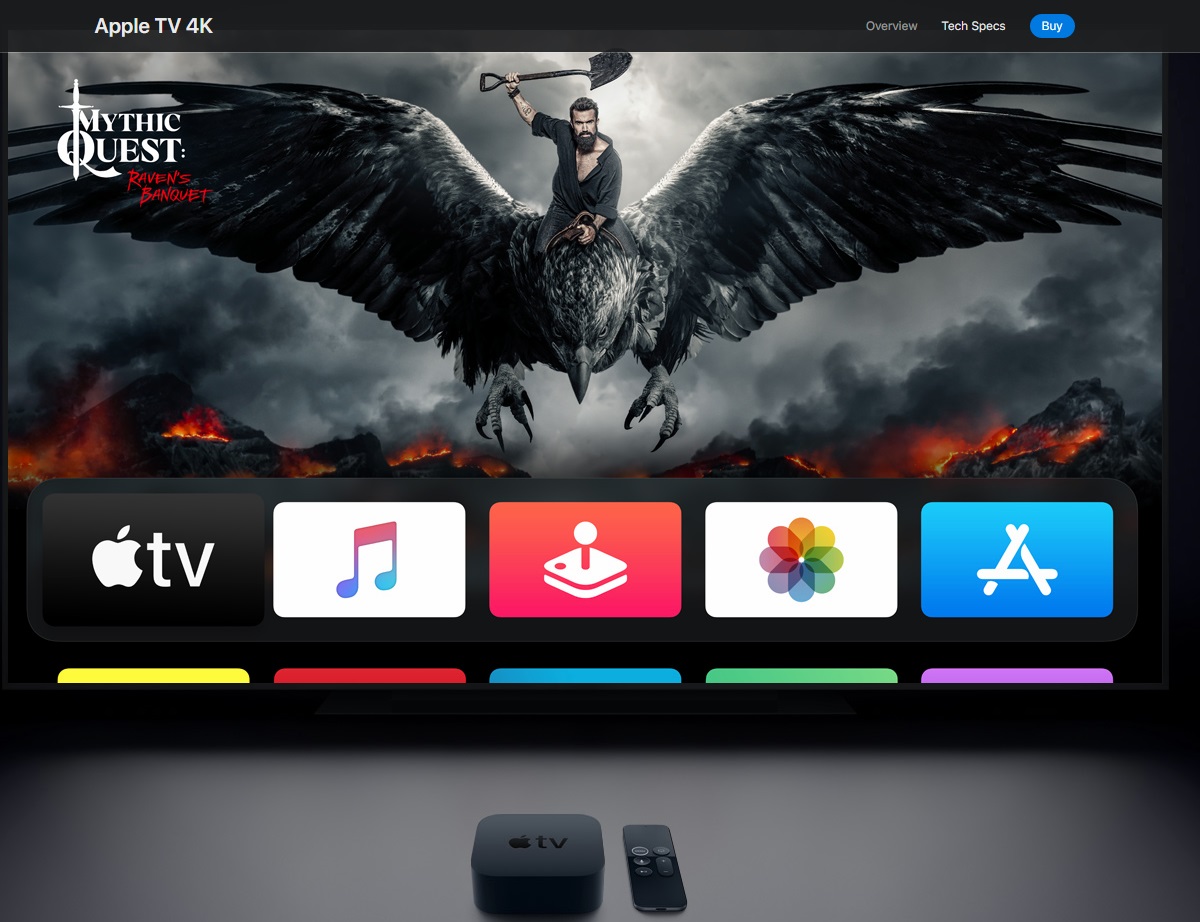 苹果发布 Apple TV 4K 全新 tvOS 14 功能：搭载 A10X，支持 4K HDR