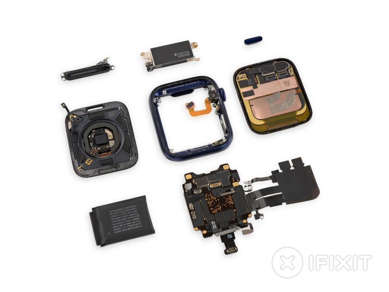 多图 |iFixit 拆解 Apple Watch Series 6：电池容量增加