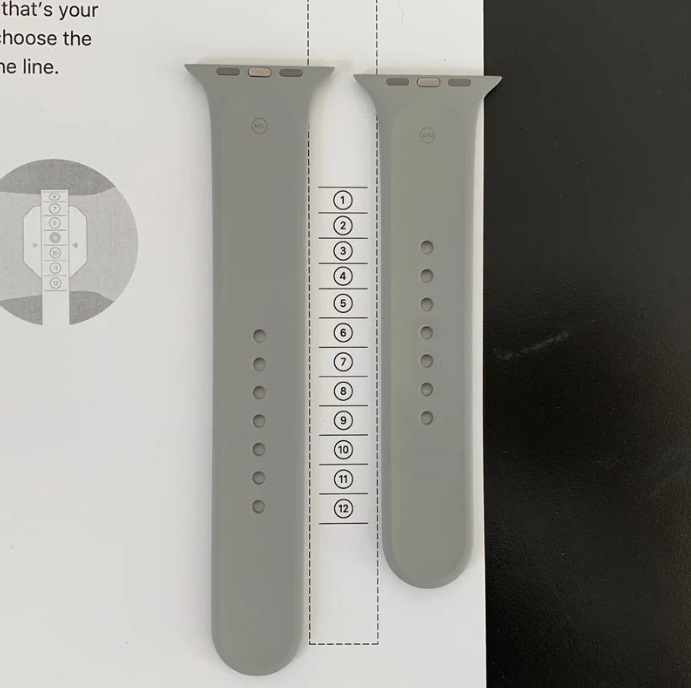 苹果 Apple Watch 单圈表带尺寸被发现与运动型表带的孔洞相匹配