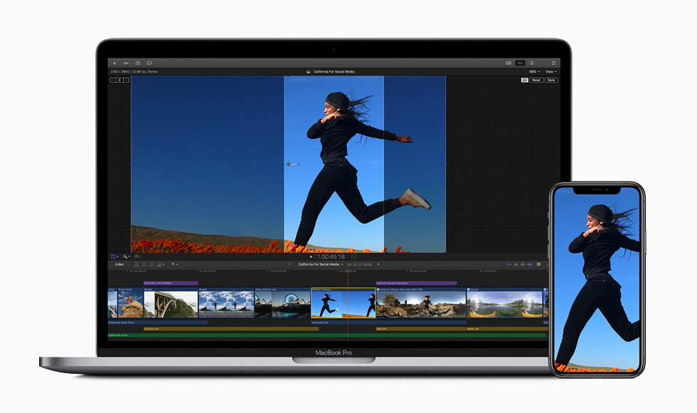 苹果更新 Final Cut Pro X：全新社交媒体工具，改进代理工作流程