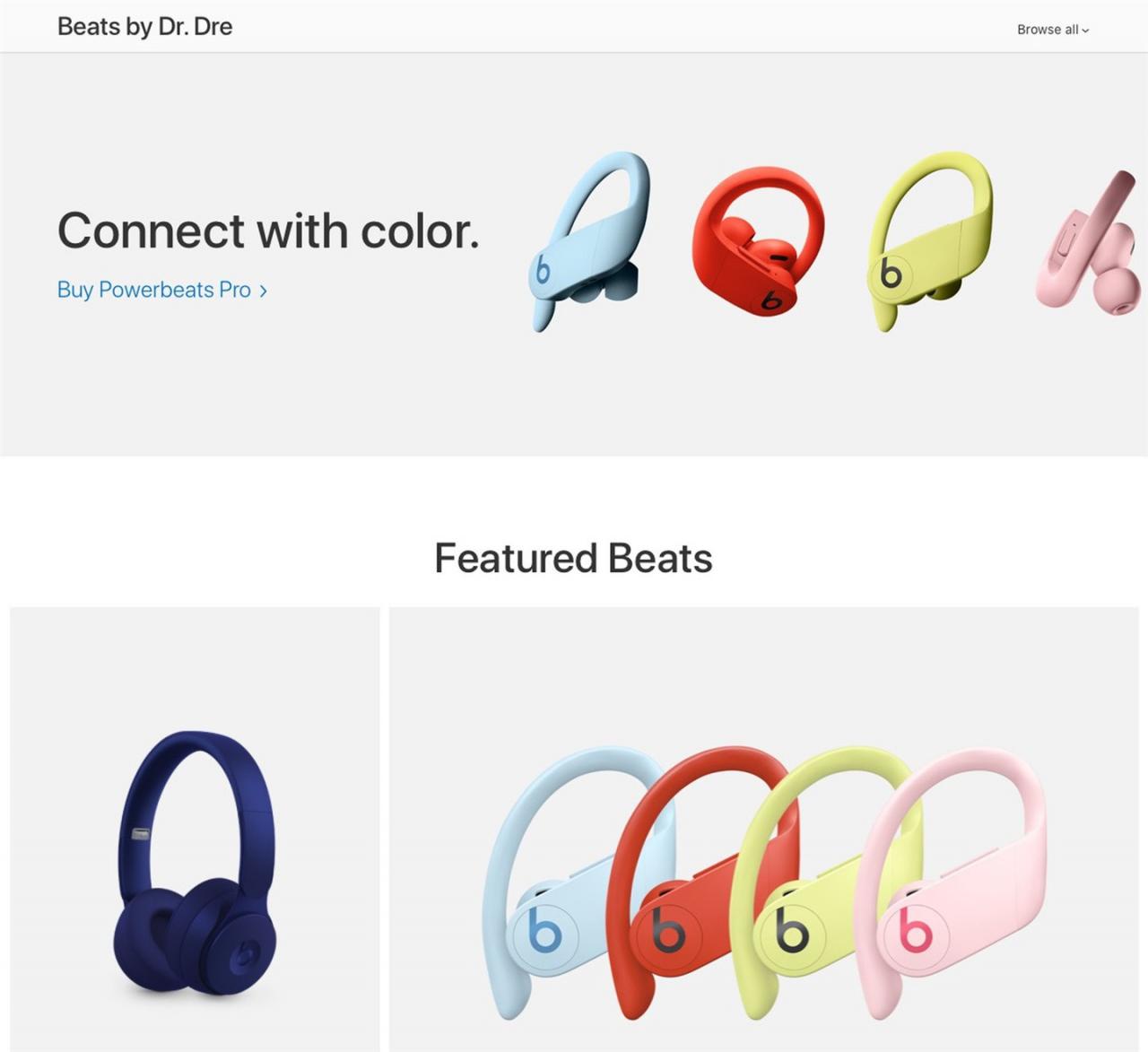 新音频产品或将至，苹果官网 Beats by Dre 页面已被删除