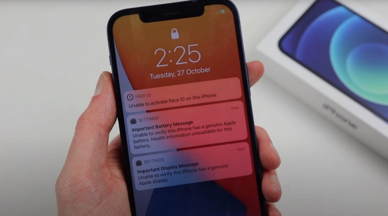 两部 iPhone 12 互换主板后，出现 Face ID 被禁用等问题