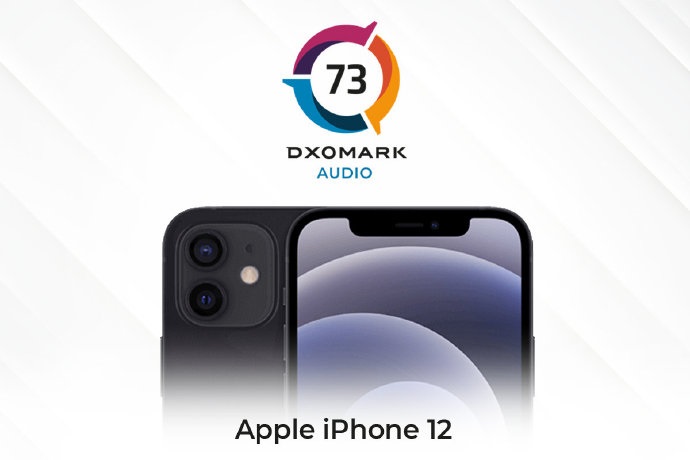 苹果 iPhone 12 DXOMARK 音频得分 73 分