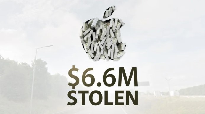 英国 M1 高速公路上价值 660 万美元的苹果产品被抢