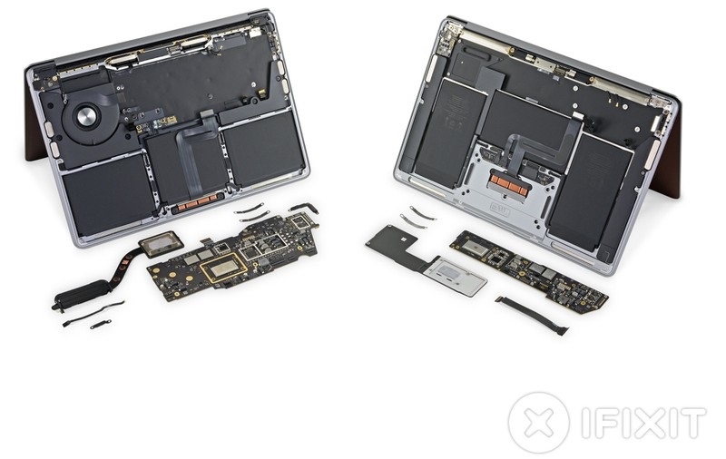 M1 芯片 MacBook Air 和 MacBook Pro 内部设计均与英特尔版本基本相同