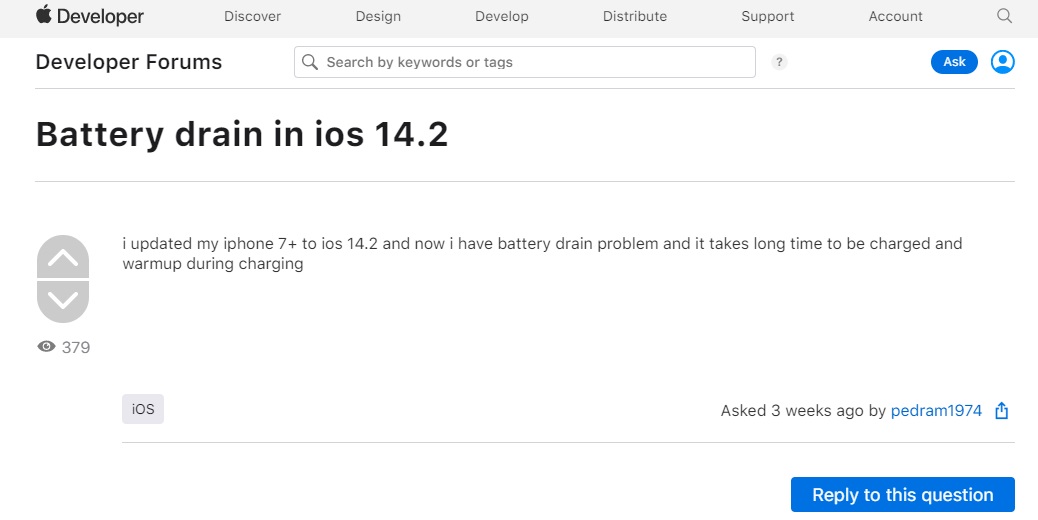 外媒：iOS 14.2 存在严重耗电问题，多款旧机型受影响