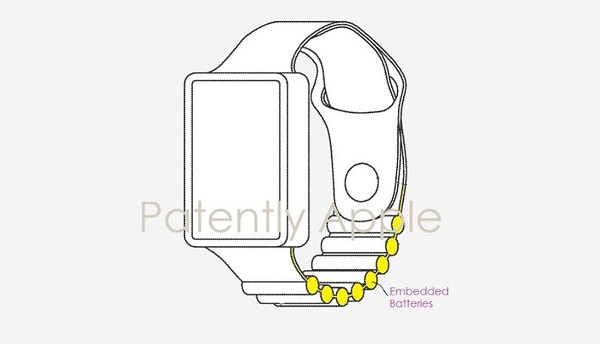 苹果新专利曝光：正在开发装有电池的 Apple Watch 表带