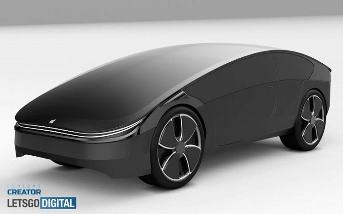 设计师分享苹果概念智能汽车非官方 3D 渲染图