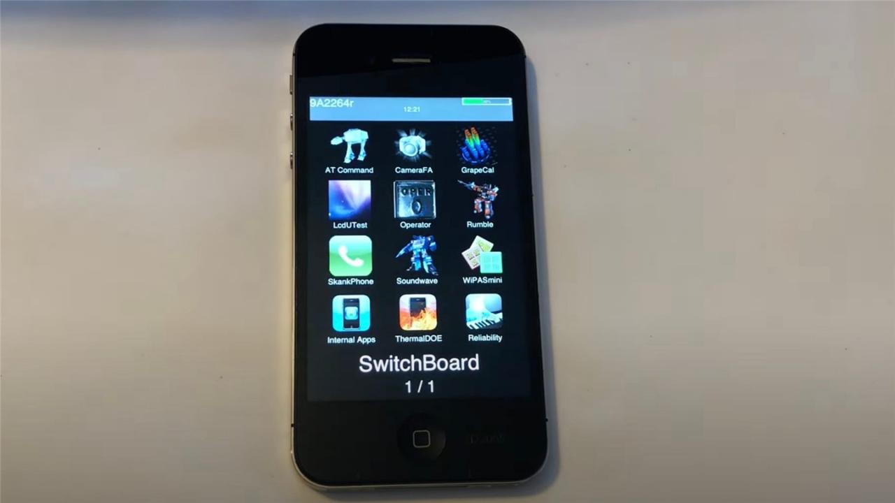  iPhone 4S 设计验证阶段原型机曝光：乔布斯的遗作