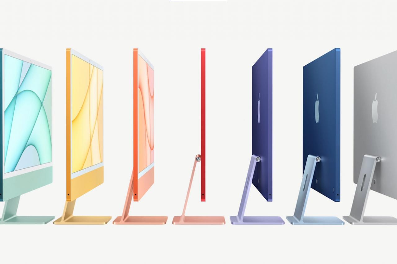MacBook Air 2021 将采用类似新 iMac 的七彩色，M2 加持