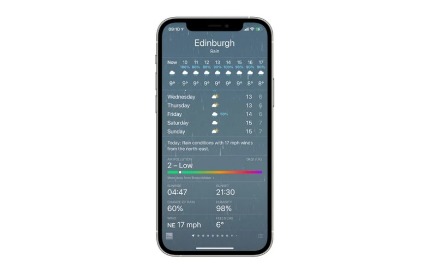 iOS 14.7 Beta 将天气 App “空气质量指数” 扩展到更多国家地区