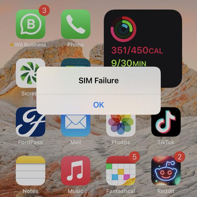 iOS 14.7 测试版出现 SIM 卡失效的问题