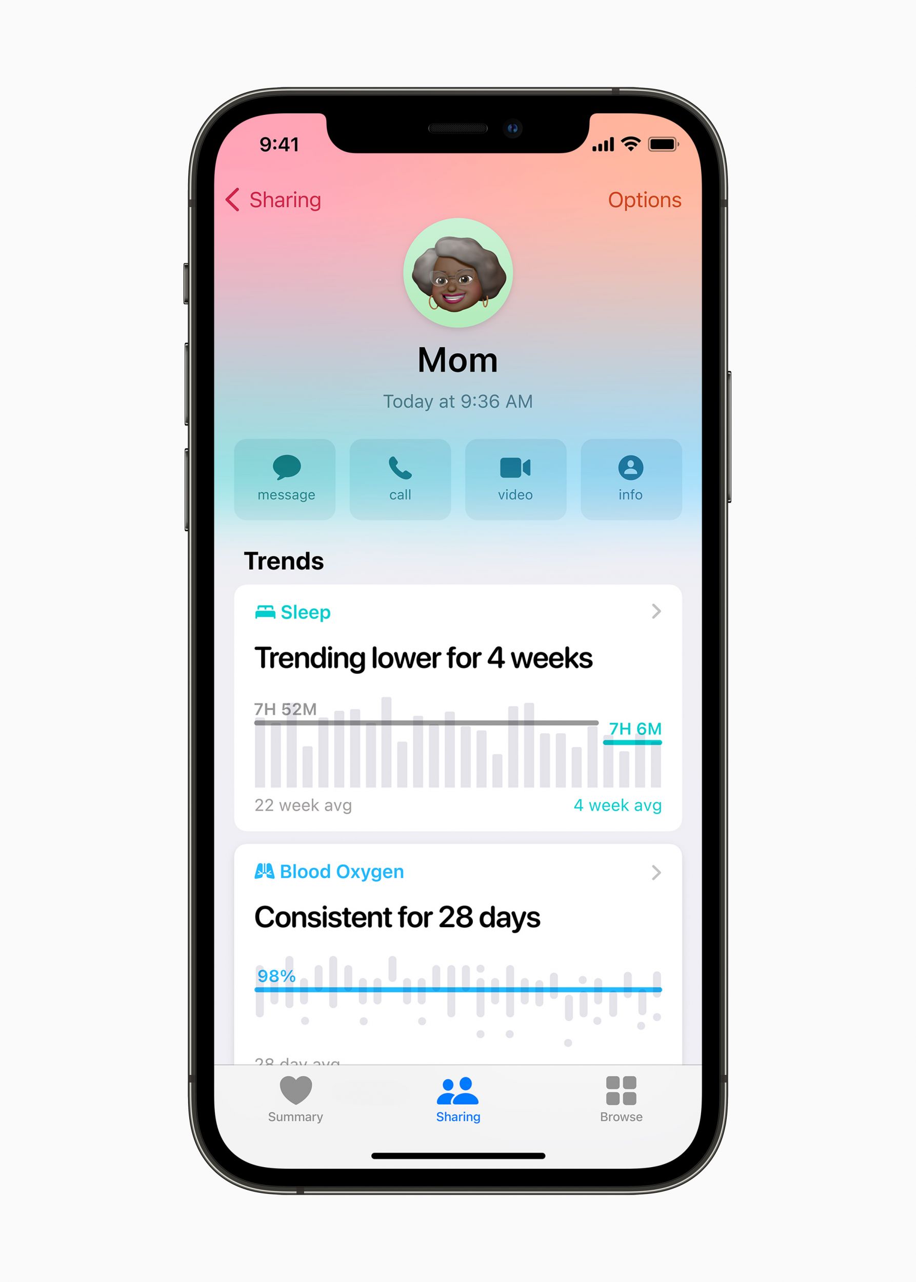 苹果推出安全共享与全新的健康分析：帮用户提升个人健康管理