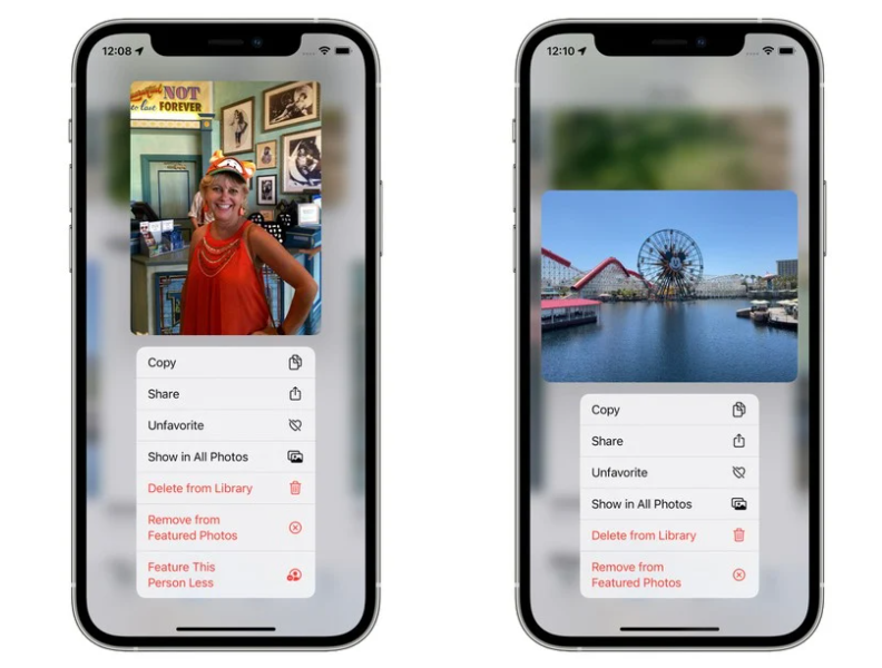 iOS 15 优化照片 App 回忆功能，可减少某人的出现频率