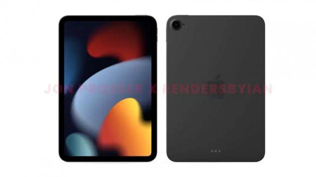 苹果 iPad mini 6 渲染图曝光： 窄边框+无 Home 按钮